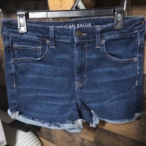 American Eagle Outfitters Dark Blue Jean Shorts